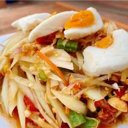 ตำไทยไข่เค็ม