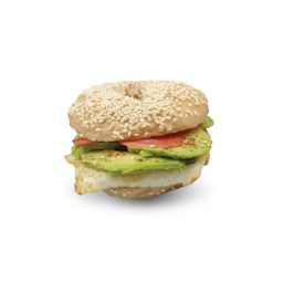 Avocado and Egg Bagel Sandwich