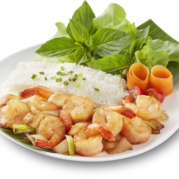 บั่นหอยกุ้งผัด