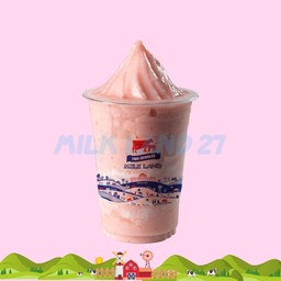 สตรอเบอร์รี่โยเกิร์ตสมูทตี้ - ปั่น