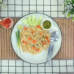 ข้าวผัดไข่แดงเค็มรสซิ่ง