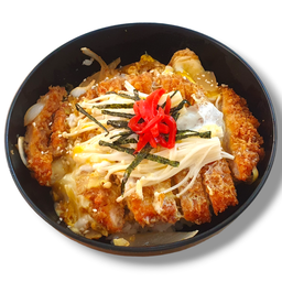 ข้าวหน้าหมูคัตสึด้ง(ฟรีซุป)