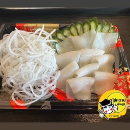 หมึกหิมะซาซิมิ10ชิ้น