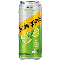 ชเวปส์มะนาวโซดาสูตรไม่มีน้ำตาล330ml