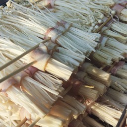 เห็ดเข็มทอง เบคอน