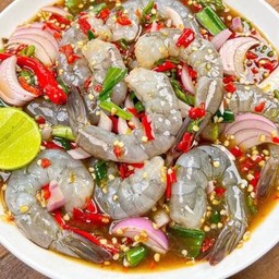 ยำกุ้งสด ทีเด็ด