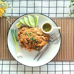 ข้าวผัดหอยลายน้ำพริกเผา