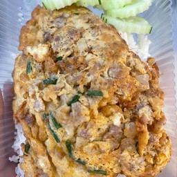 ข้าวไข่เจียวหมูสับ