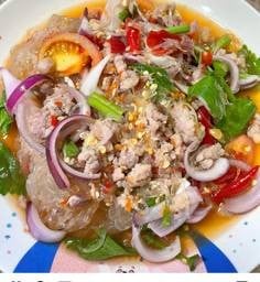 ยำวุ้นเส้นหมูสับโบราณ