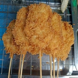 จำปาลูกชิ้นทอด-กล้วยทอด