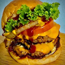 Burglur Burger-เบอร์เกลอ เบอร์เกอร์ (Homemade Burger) ทิพวัล อัสสัมชัญสมุทรปราการ