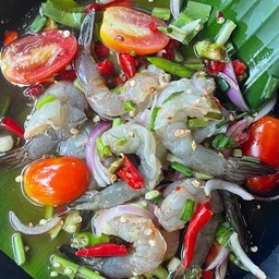 411  ยำกุ้งสด