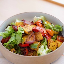 Mixed Grilled Vegetable Salad (V.)