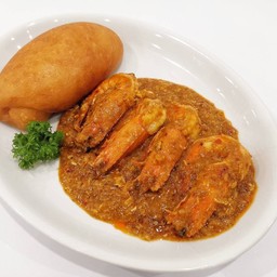 กุ้งกุลาดำ ผัด ซีซอส ชุดเล็ก