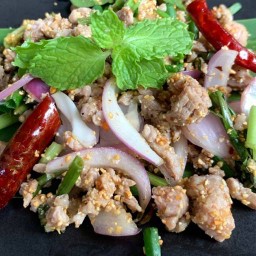 607  ลาบหมู