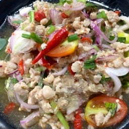 401  ยำวุ้นเส้นหมูสับ