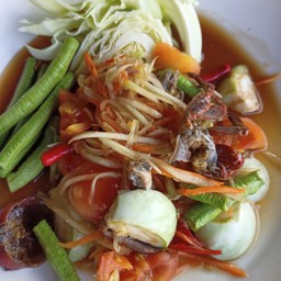 ส้มตำ ปู ปลาร้า