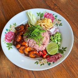 ข้าวคลุกกะปิ กุ้งหวาน