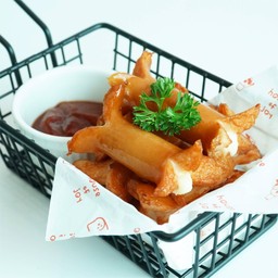 ไส้กรอกชีสเยิ้มทอด