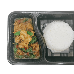 ข้าว กะเพราเนื้อ