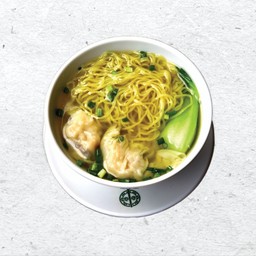 บะหมี่น้ำเกี๊ยวกุ้งเห็ดหูหนู