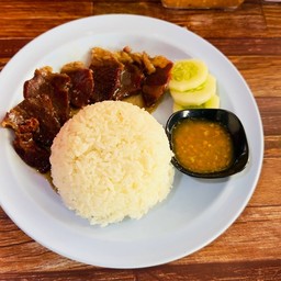 ข้าวเนื้ออบ พร้อมน้ำซุป