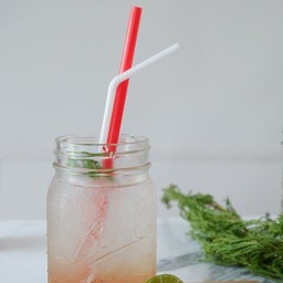Strawberry italian soda