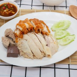 ข้าวมันไก่ผสม