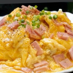 ข้าวไข่ข้น (ไข่ 2 ฟอง)