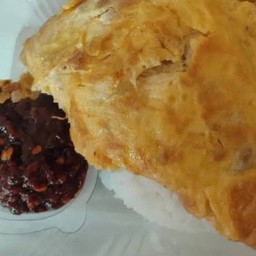 ข้าวไข่เจียว+น้ำพริกเผาโบราณ