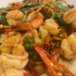 กุ้งผัดฉ่า