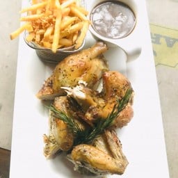 Roasted Farm-Raised Cornish Hen (Baby Chicken)