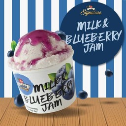 นมแยมบลูเบอรี่
