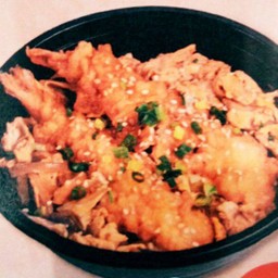 ข้าวหน้ากุ้งเทมปุระ