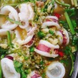 หมึกมะนาวตกครก