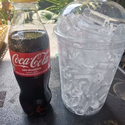 โค้กออริจินัล330+น้ำแข็งแก้วถัง