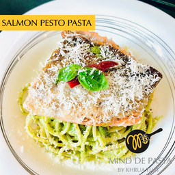 Salmon Pesto Pasta (แซลมอน เพสโต้ พาสต้า)