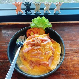 ข้าวไข่ข้นแฮม