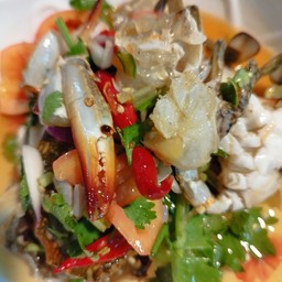 ตำเหลา ทะเล 2 อย่าง