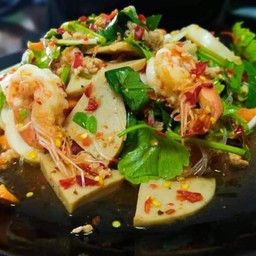 ยำหมูยอกุ้ง