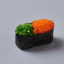 ซูชิไข่กุ้งส้มยำสาหร่าย