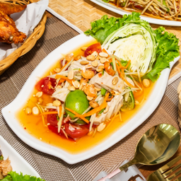 ตำหมูยอ ไทย ปลาร้า ระบุด้วยค่ะ