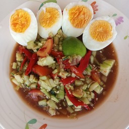 ตำแตงไข่ต้ม