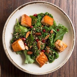 Warm kale sald