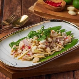 ยำเนื้อปูสุก