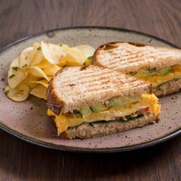 Tuna breakfast sandwich