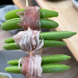 ถั่วลันเตาหวานพันสามชั้น