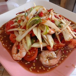 ตำกุ้งสุก