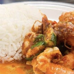 ข้าวพริกแกงกุ้ง