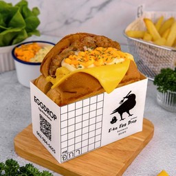 หมูเบอร์เกอร์บาบีคิวชีส